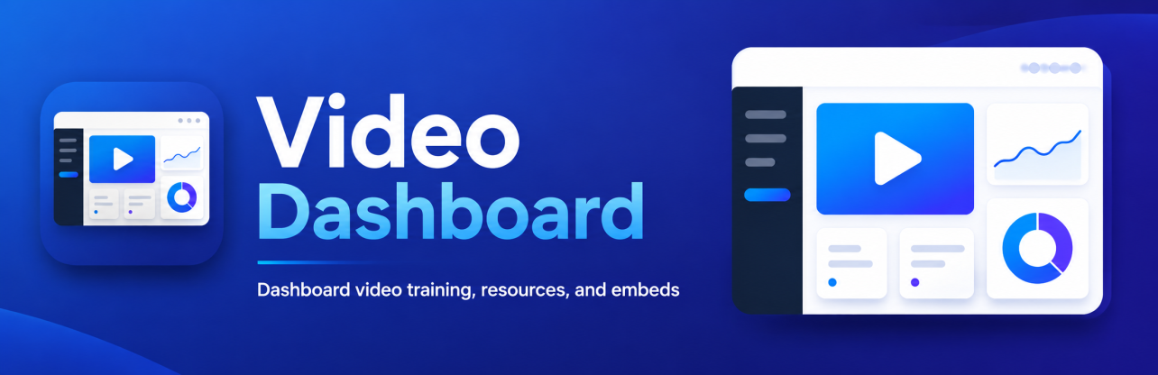 Video Dashboard 2.0 WordPress plugin banner